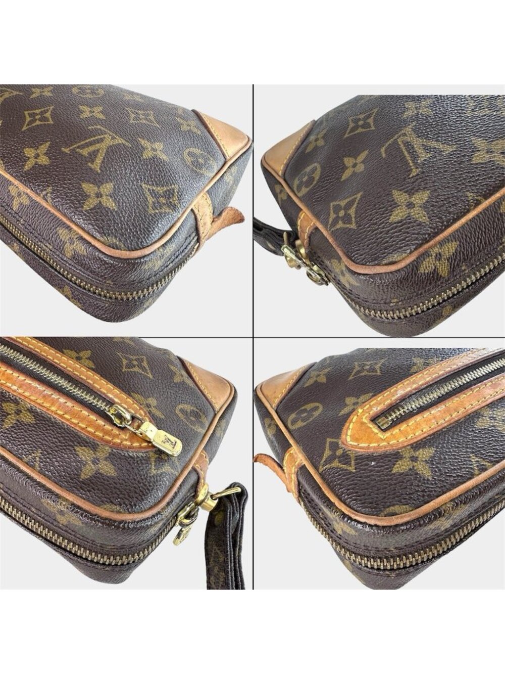 Authentic Louis Vuitton Marly Dragonne GM Monogram Clutch Pouch Hand Bag SL 0933 - Picture 11 of 12